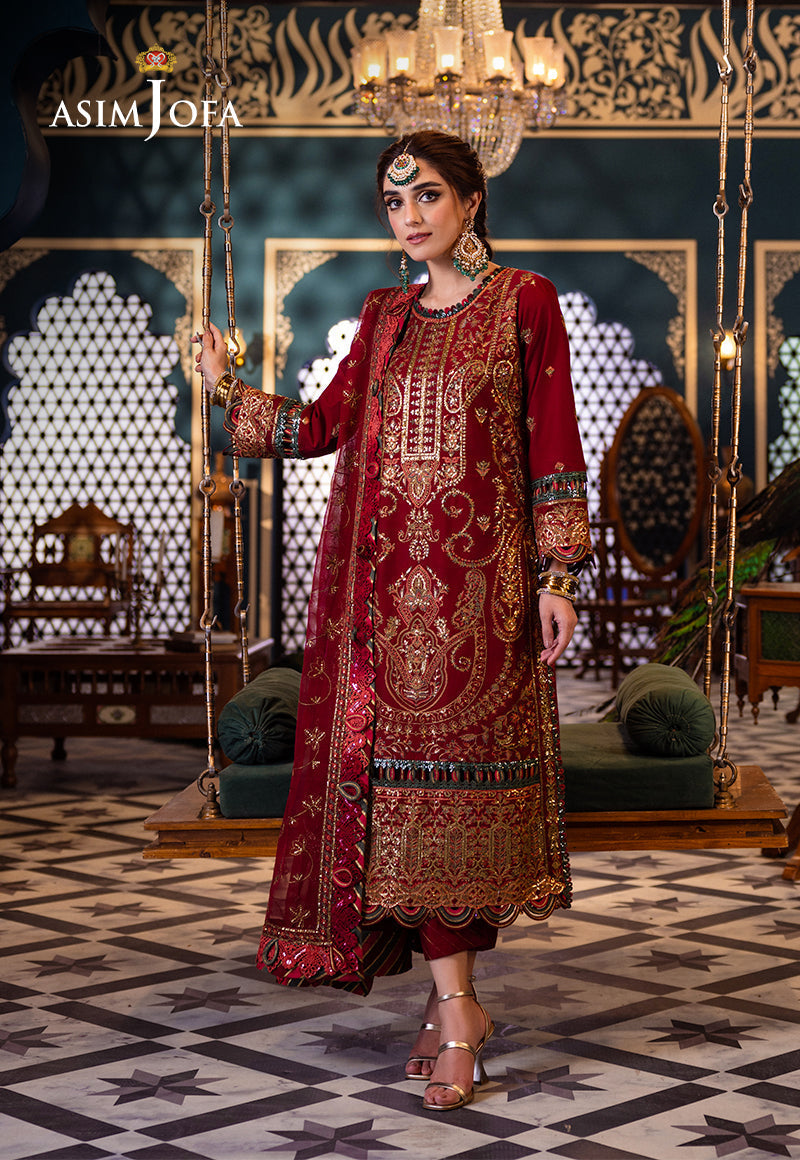 AJFIP-21 EMBROIDERED LAWN 3 PCS