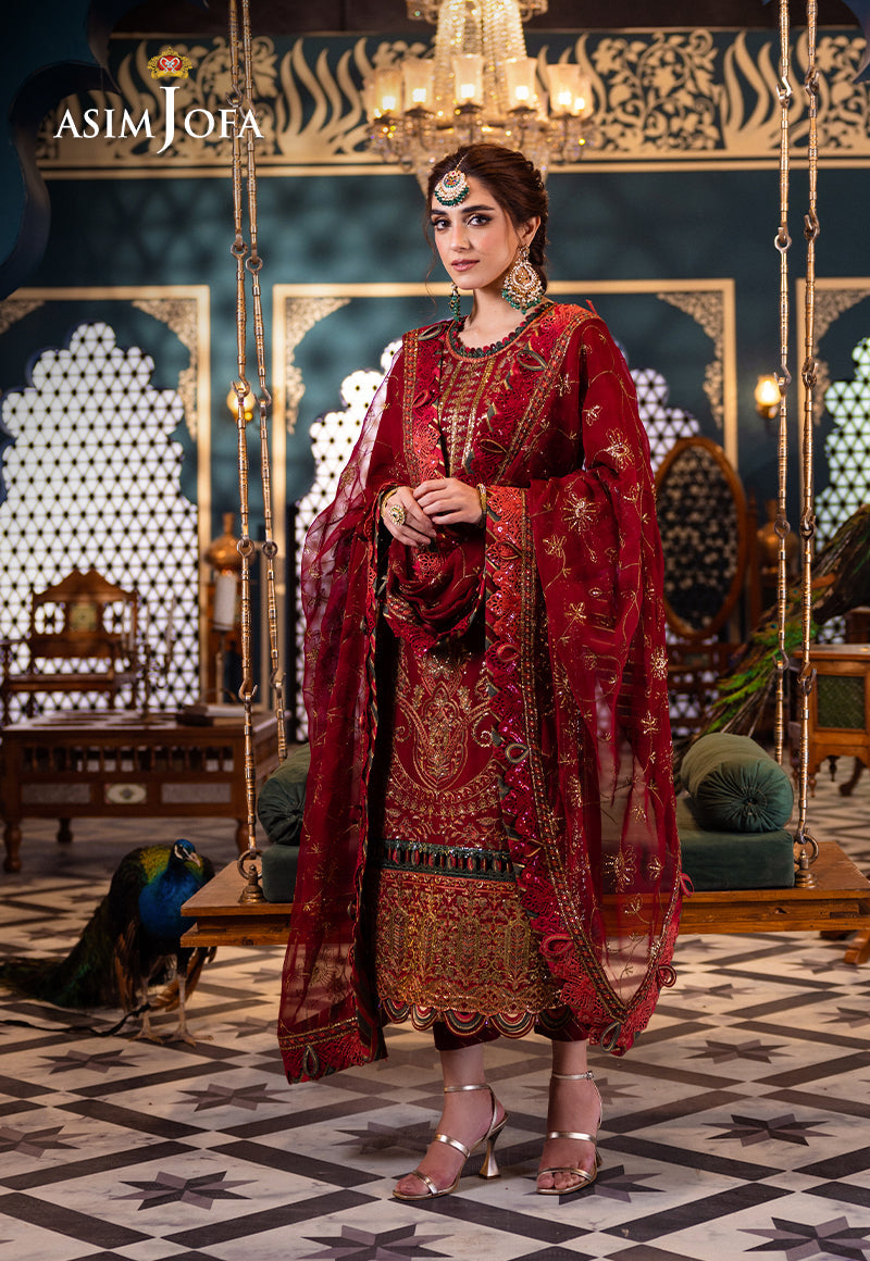 AJFIP-21 EMBROIDERED LAWN 3 PCS