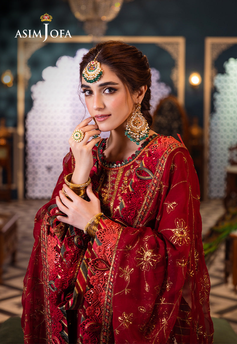 AJFIP-21 EMBROIDERED LAWN 3 PCS