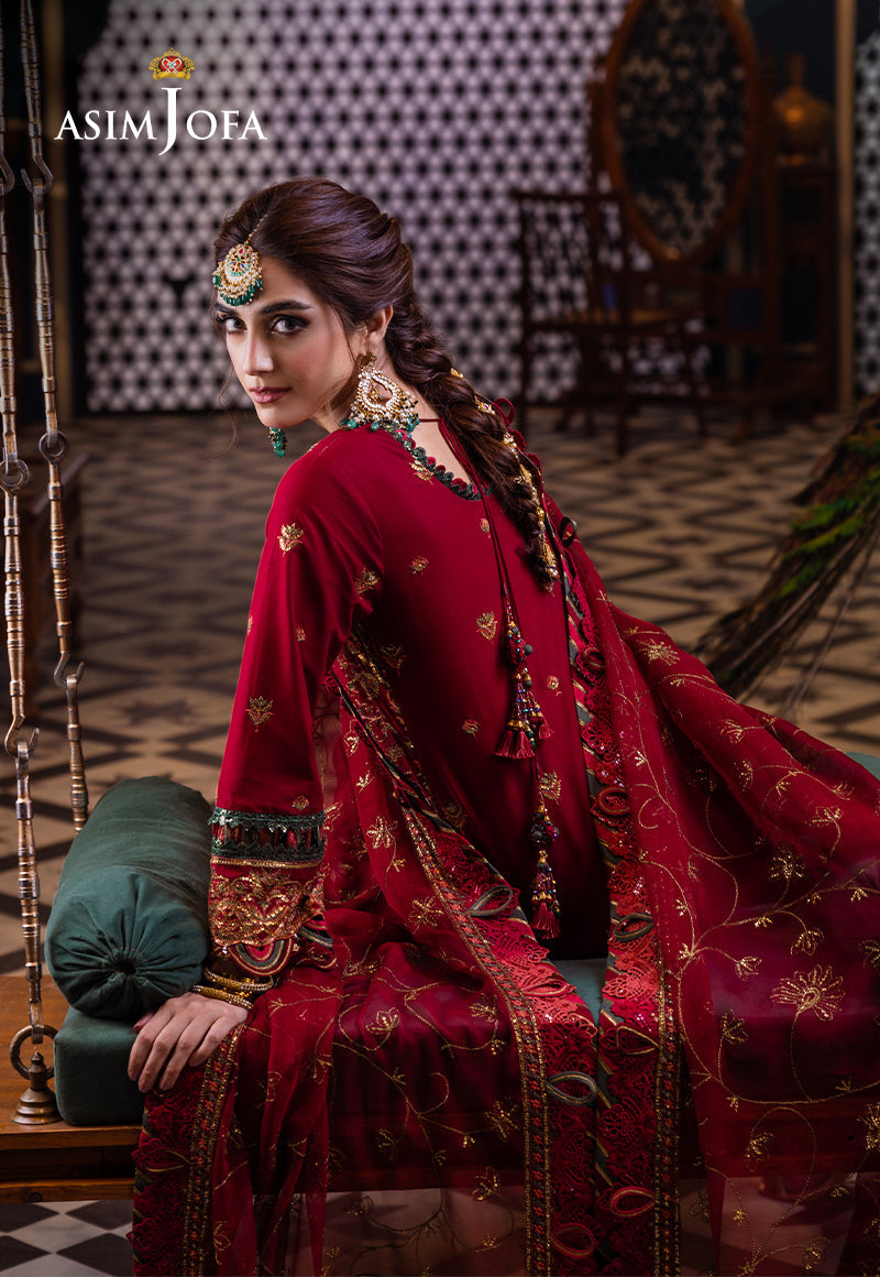 AJFIP-21 EMBROIDERED LAWN 3 PCS