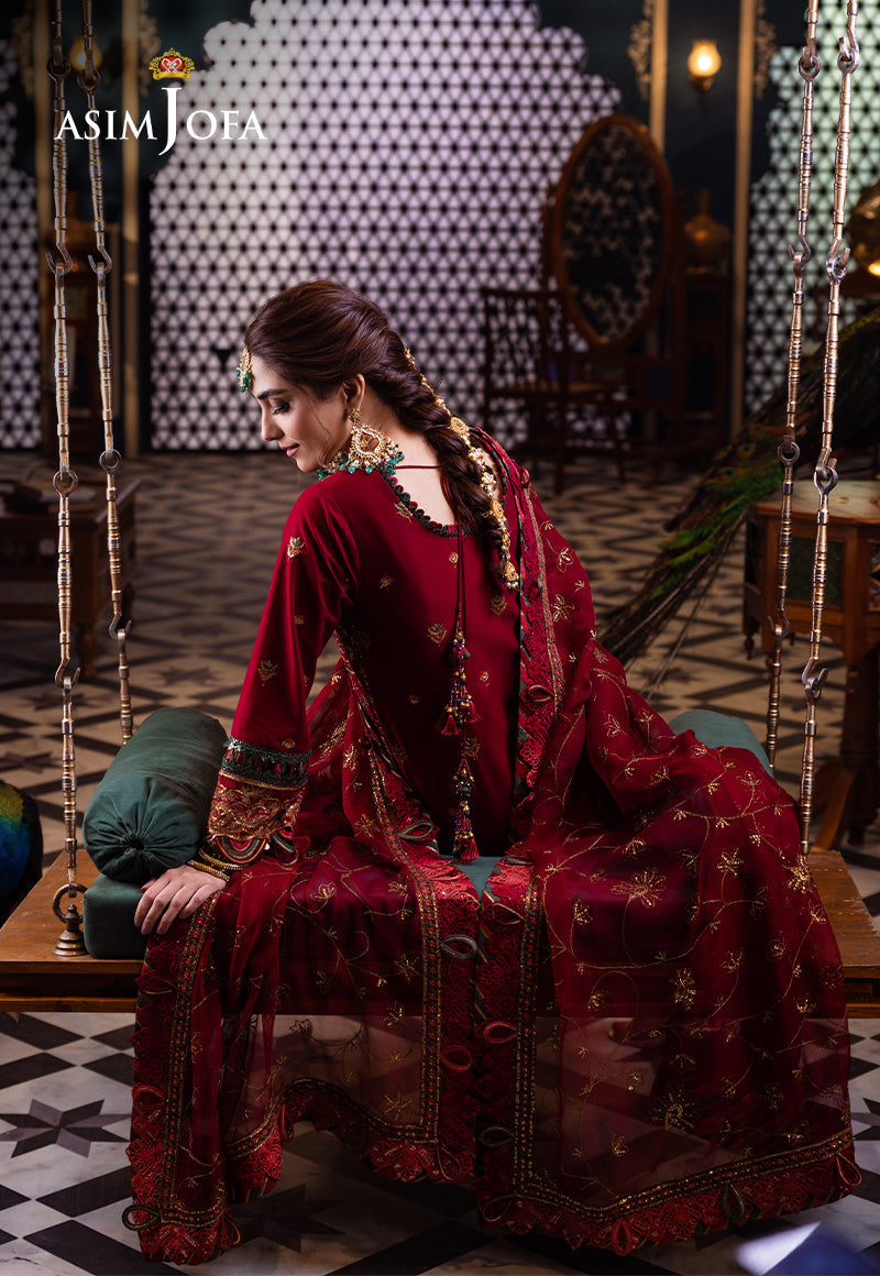 AJFIP-21 EMBROIDERED LAWN 3 PCS