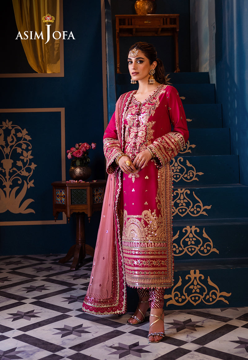 AJFIP-18 EMBROIDERED LAWN 3 PCS