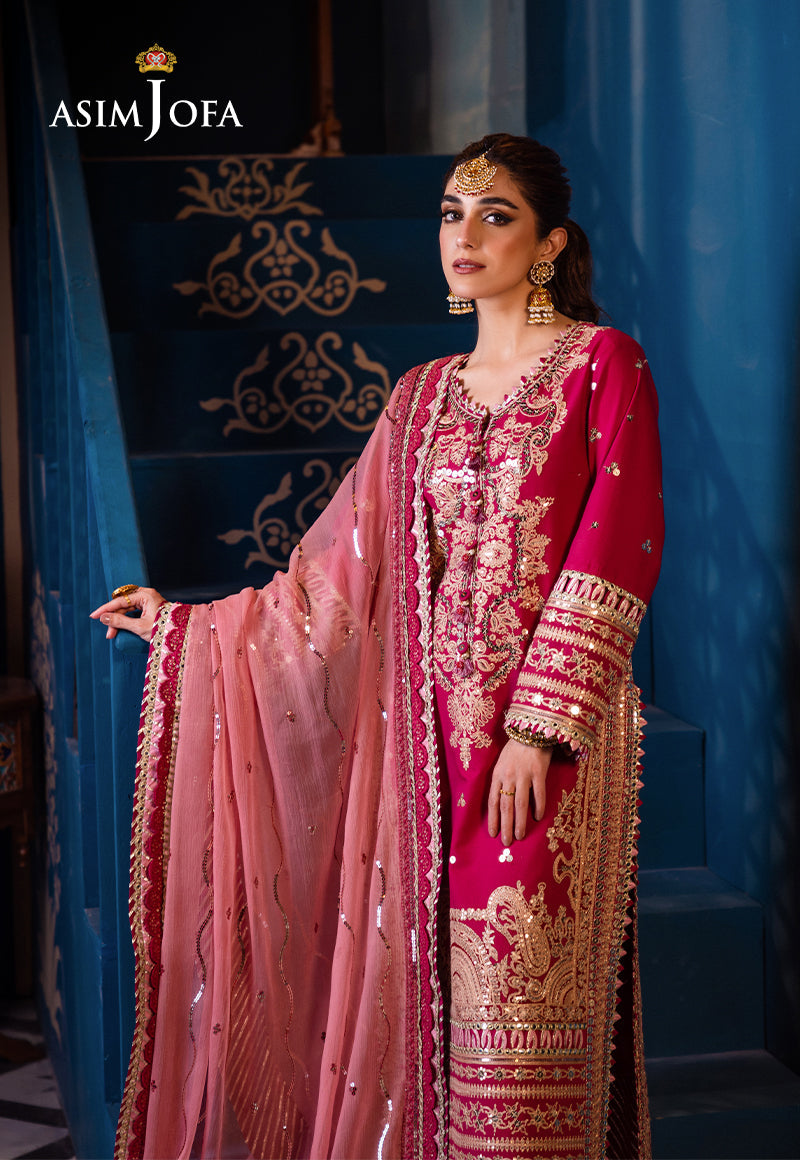 AJFIP-18 EMBROIDERED LAWN 3 PCS