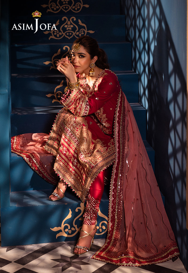 AJFIP-18 EMBROIDERED LAWN 3 PCS