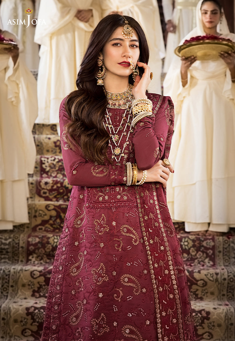 AJMQ-03 EMBROIDERED CHANDERI COTTON 3 PCS