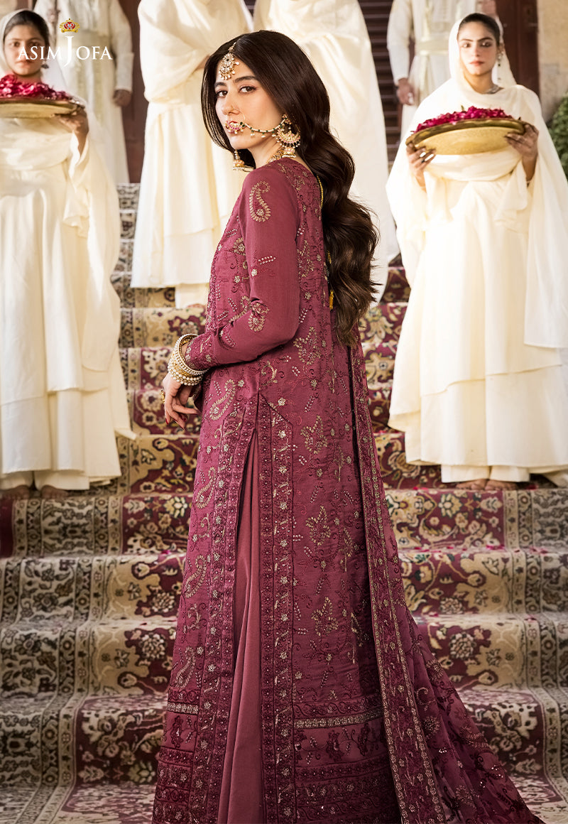 AJMQ-03 EMBROIDERED CHANDERI COTTON 3 PCS