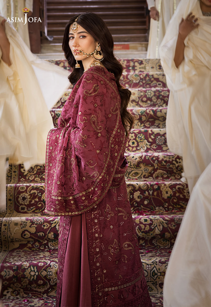 AJMQ-03 EMBROIDERED CHANDERI COTTON 3 PCS