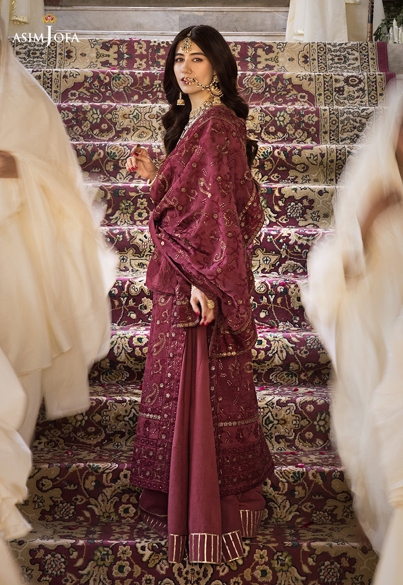 AJMQ-03 EMBROIDERED CHANDERI COTTON 3 PCS
