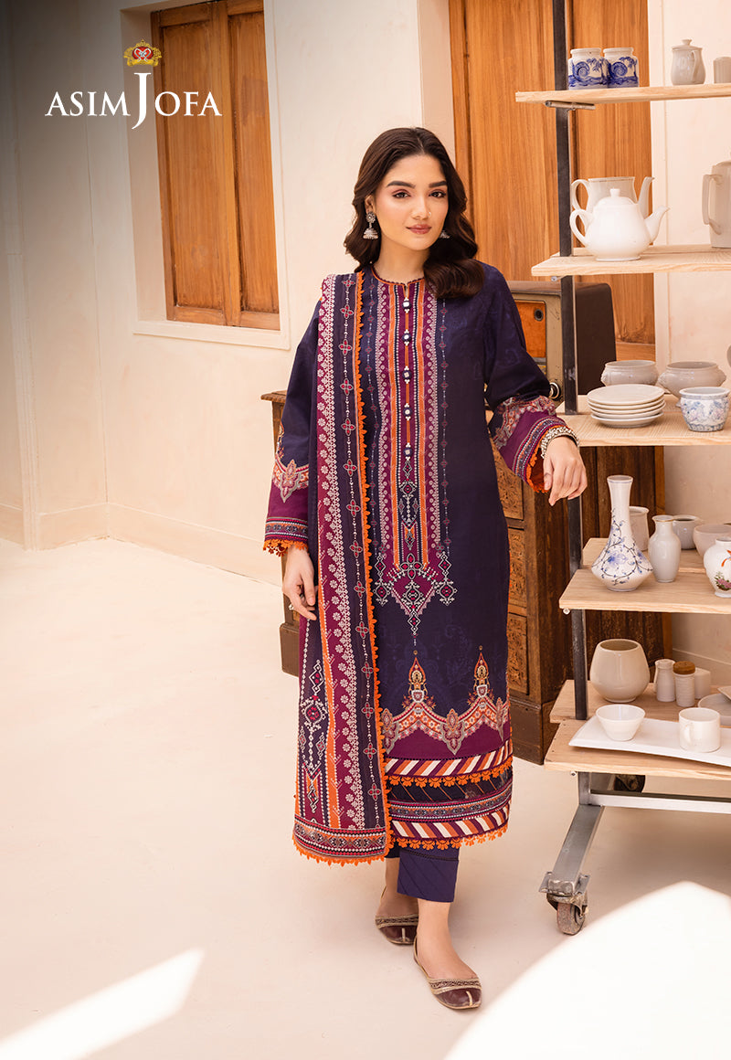 AJUB-09 PRINTED LAWN 3 PCS