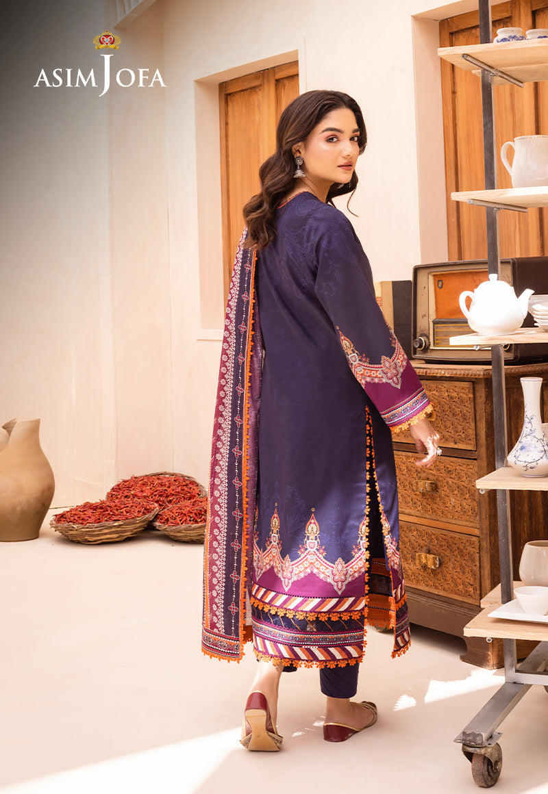 AJUB-09 PRINTED LAWN 3 PCS