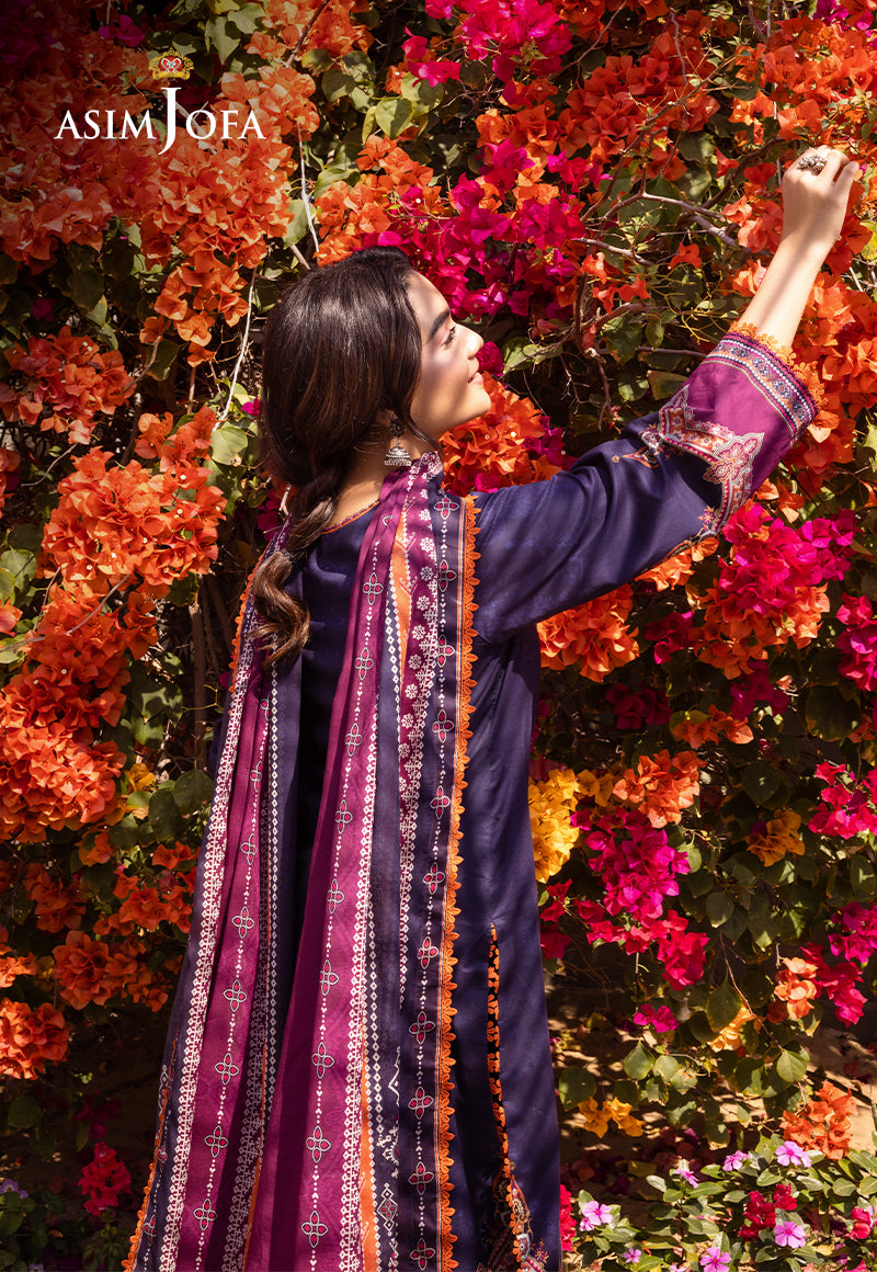 AJUB-09 PRINTED LAWN 3 PCS