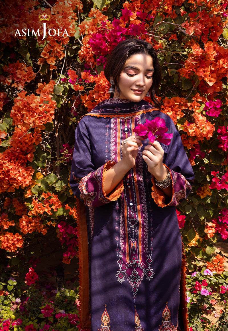 AJUB-09 PRINTED LAWN 3 PCS