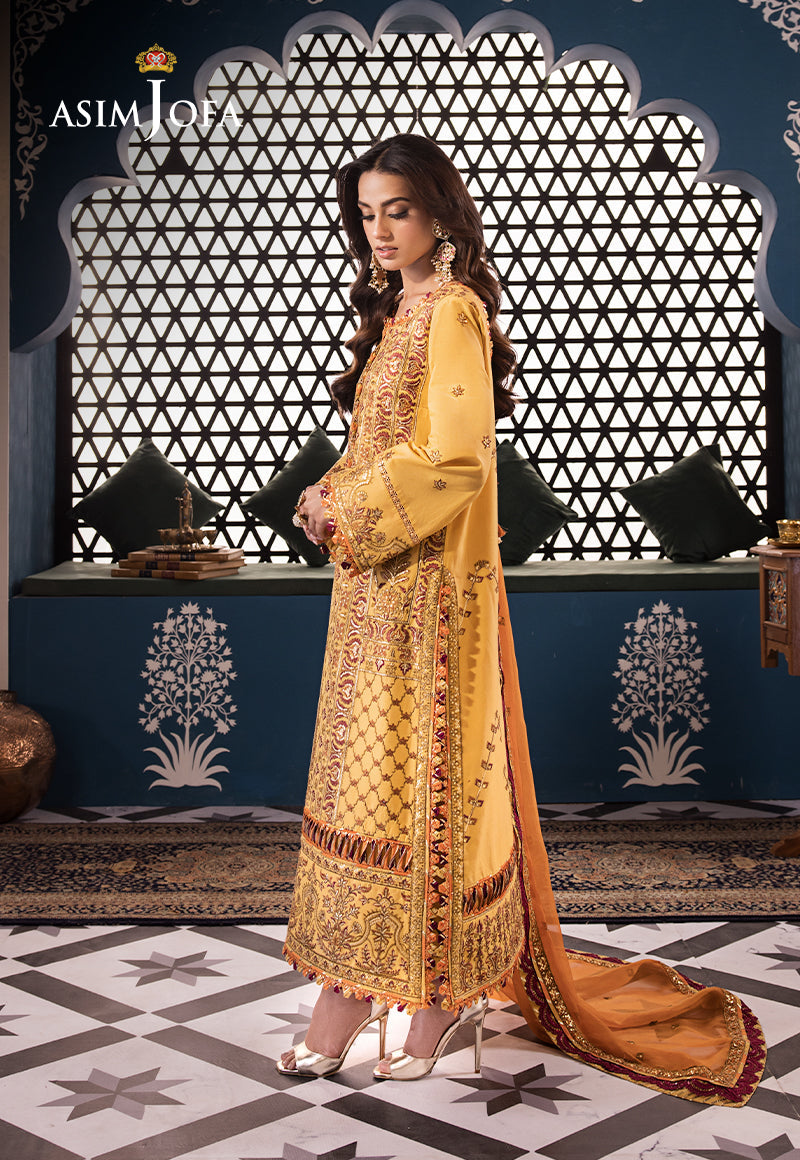 AJFIP-19 EMBROIDERED LAWN 3 PCS