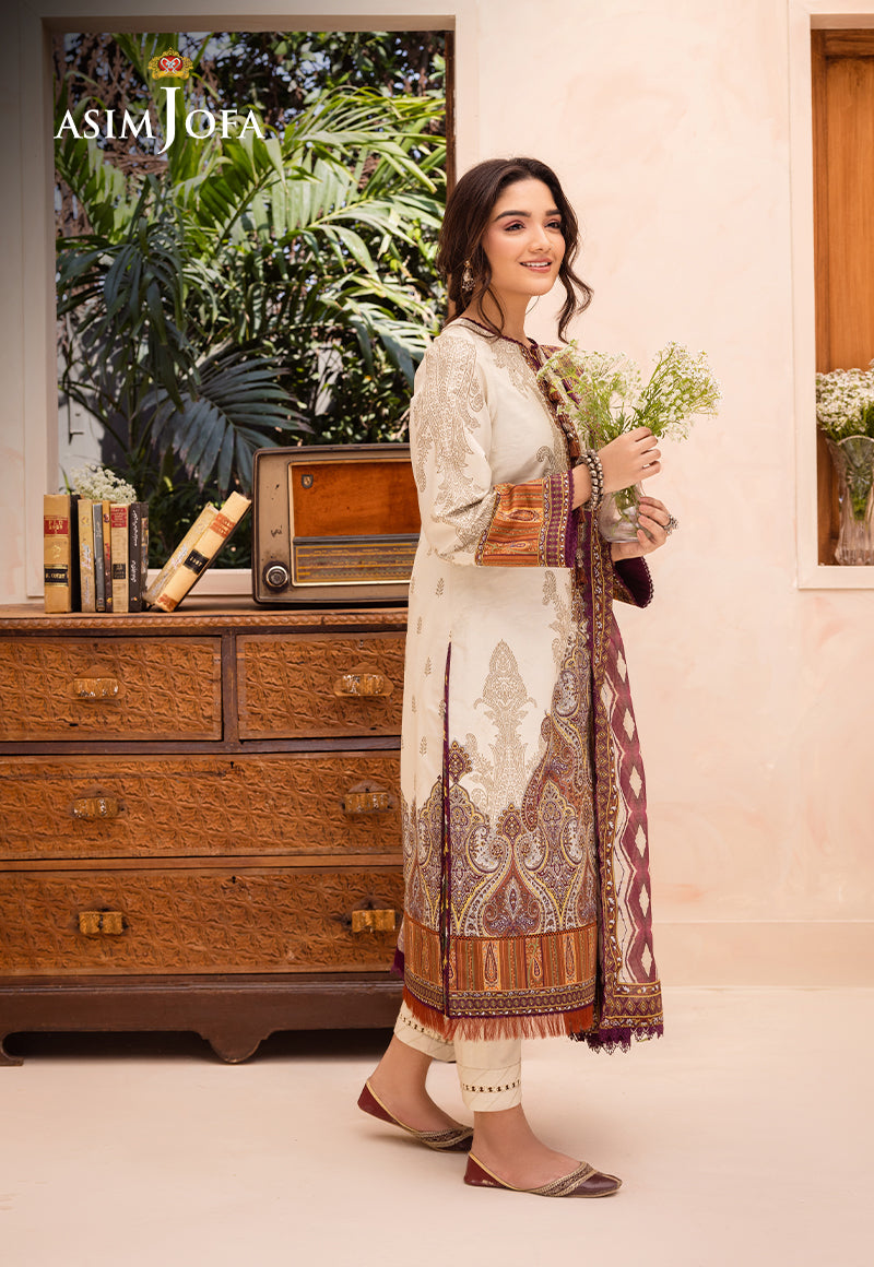 AJUB-11 PRINTED LAWN 3 PCS