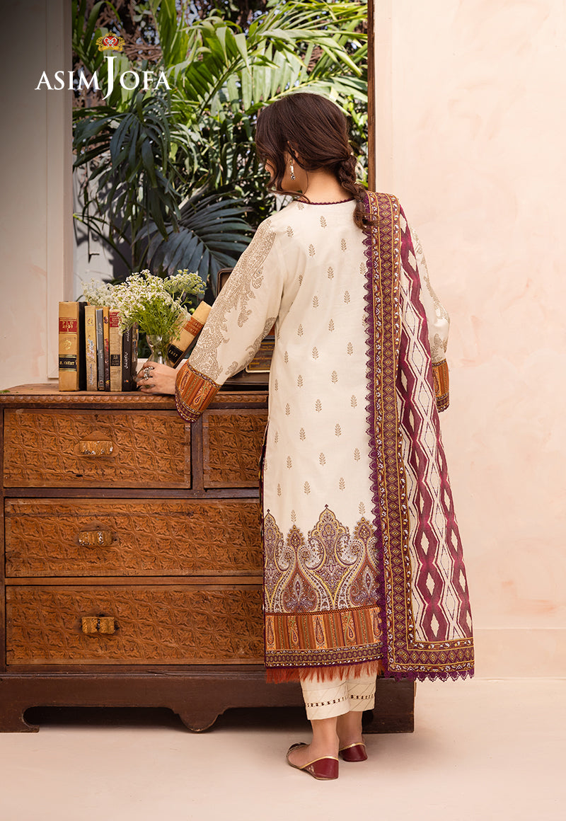 AJUB-11 PRINTED LAWN 3 PCS