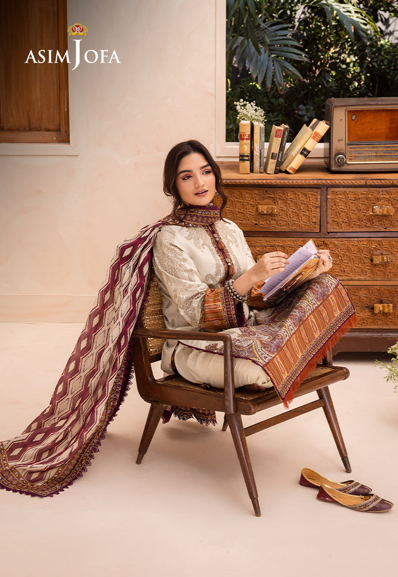 AJUB-11 PRINTED LAWN 3 PCS