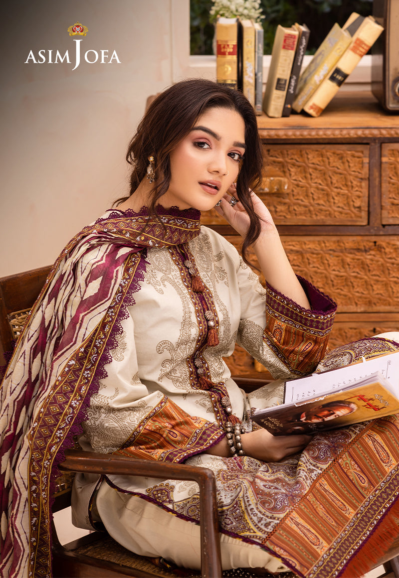 AJUB-11 PRINTED LAWN 3 PCS