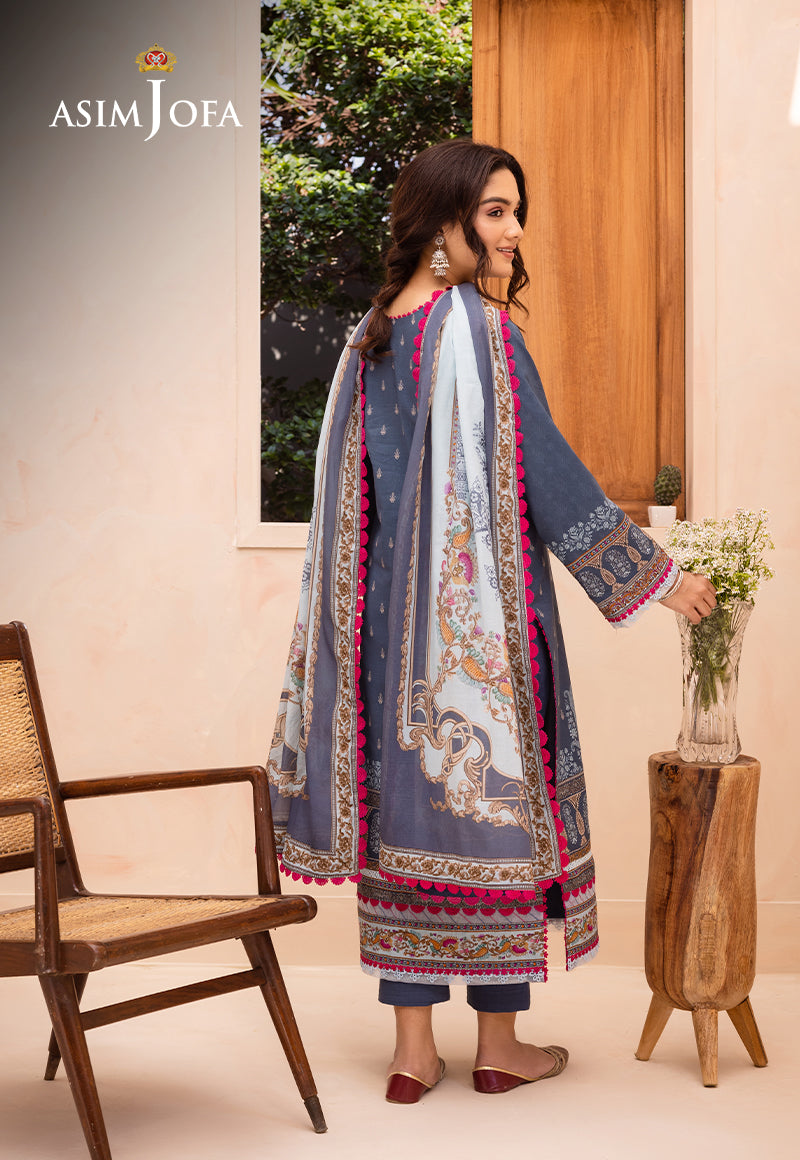 AJUB-14 PRINTED LAWN 3 PCS