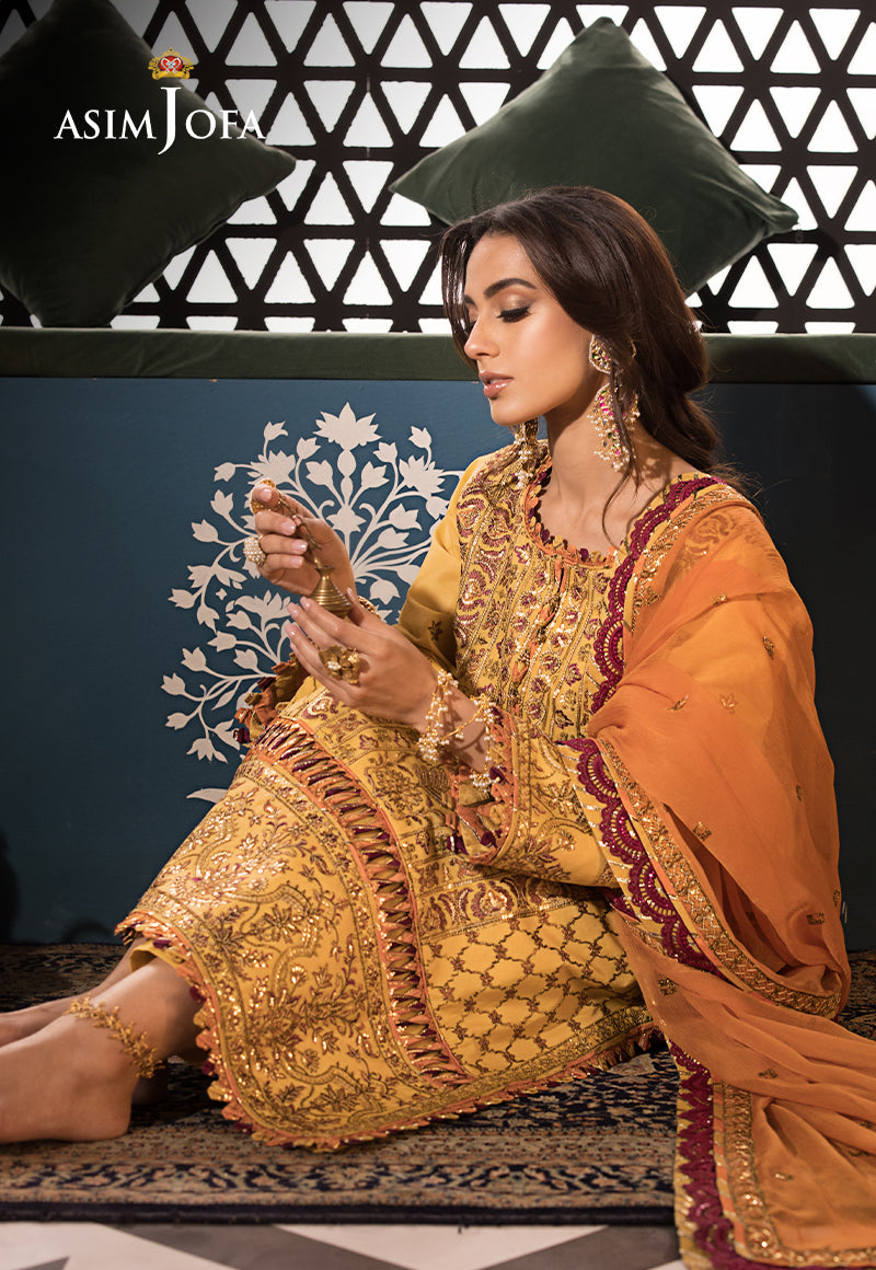 AJFIP-19 EMBROIDERED LAWN 3 PCS