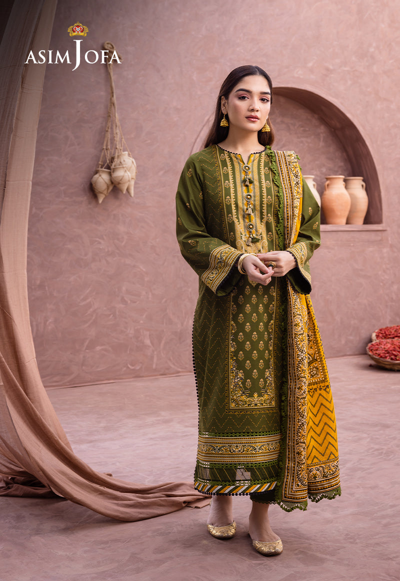 AJUB-01 PRINTED LAWN 3 PCS