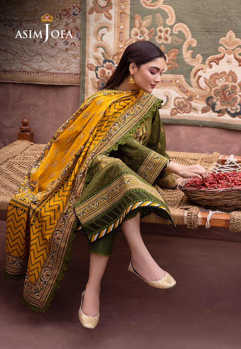AJUB-01 PRINTED LAWN 3 PCS