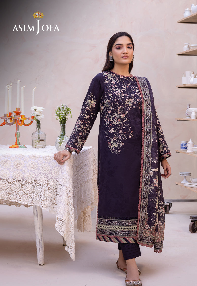 AJUB-08 PRINTED LAWN 3 PCS
