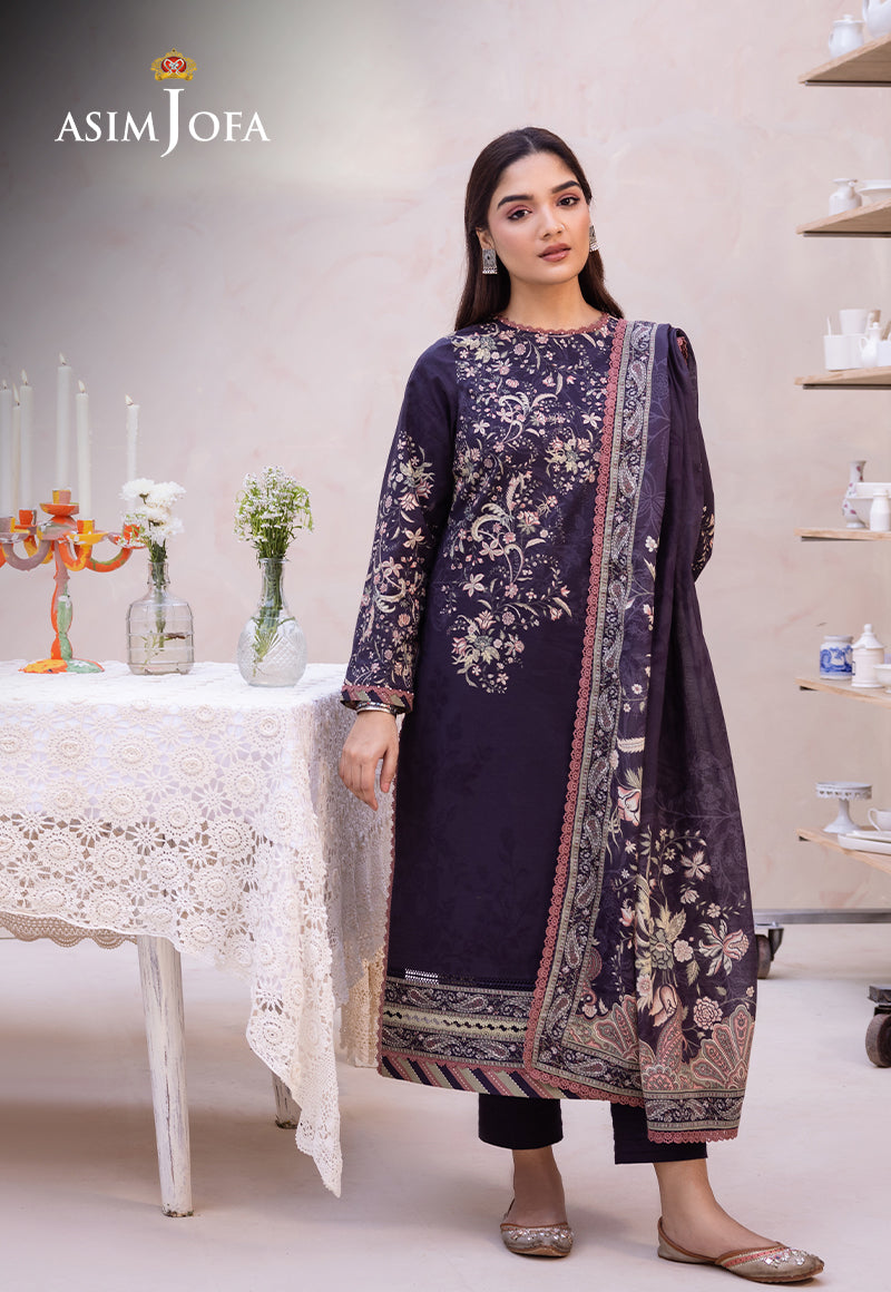AJUB-08 PRINTED LAWN 3 PCS