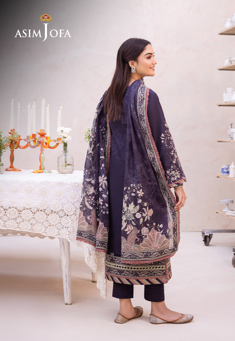 AJUB-08 PRINTED LAWN 3 PCS