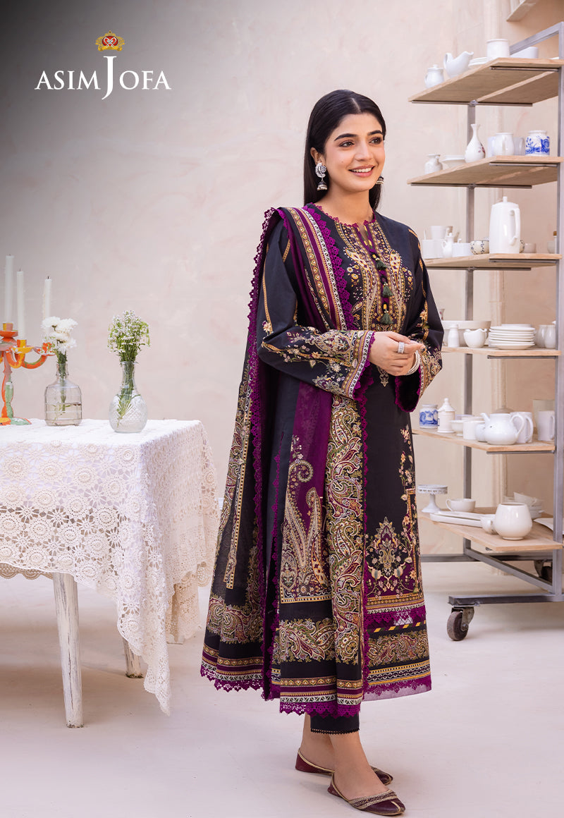 AJUB-17 PRINTED LAWN 3 PCS