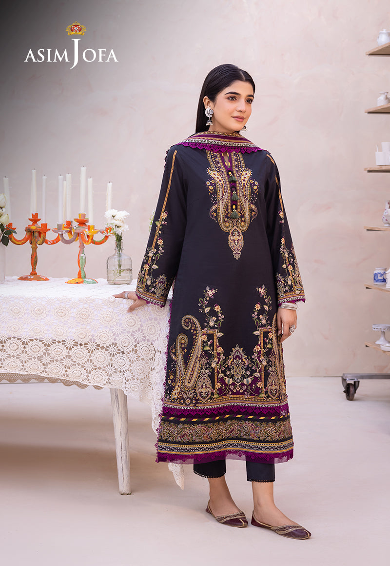 AJUB-17 PRINTED LAWN 3 PCS