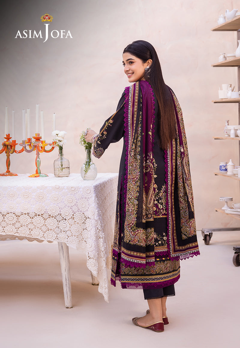 AJUB-17 PRINTED LAWN 3 PCS