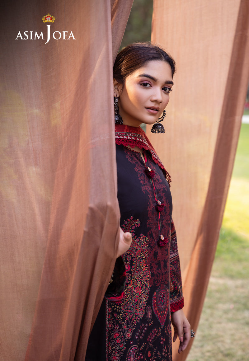 AJUB-12 PRINTED LAWN 3 PCS