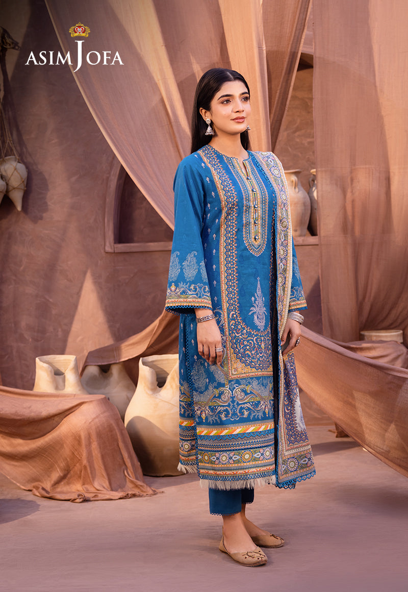 AJUB-16 PRINTED LAWN 3 PCS