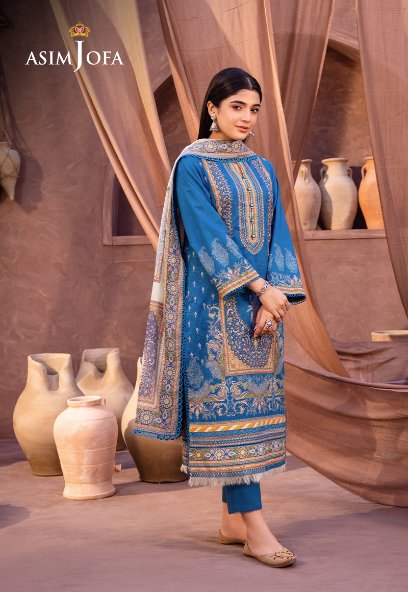 AJUB-16 PRINTED LAWN 3 PCS