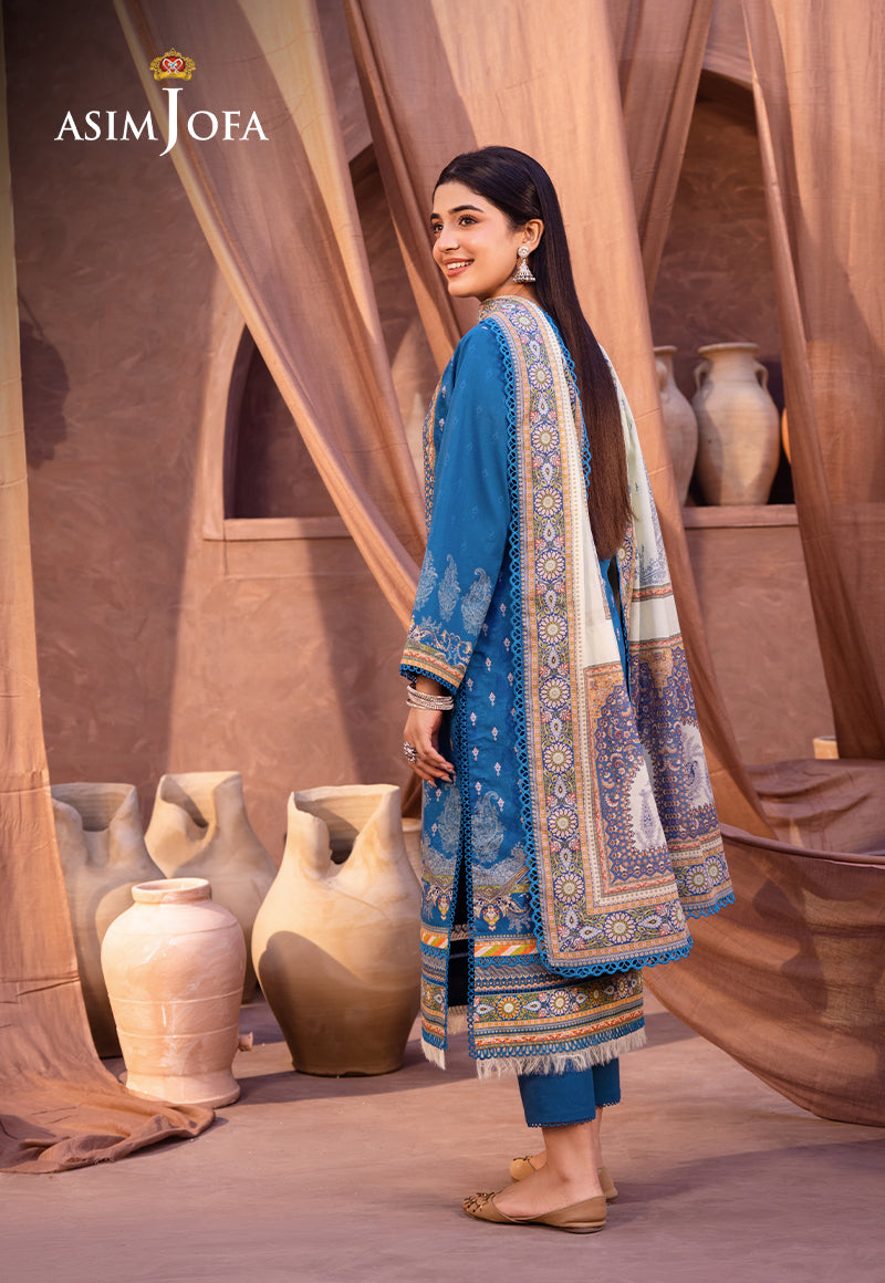 AJUB-16 PRINTED LAWN 3 PCS