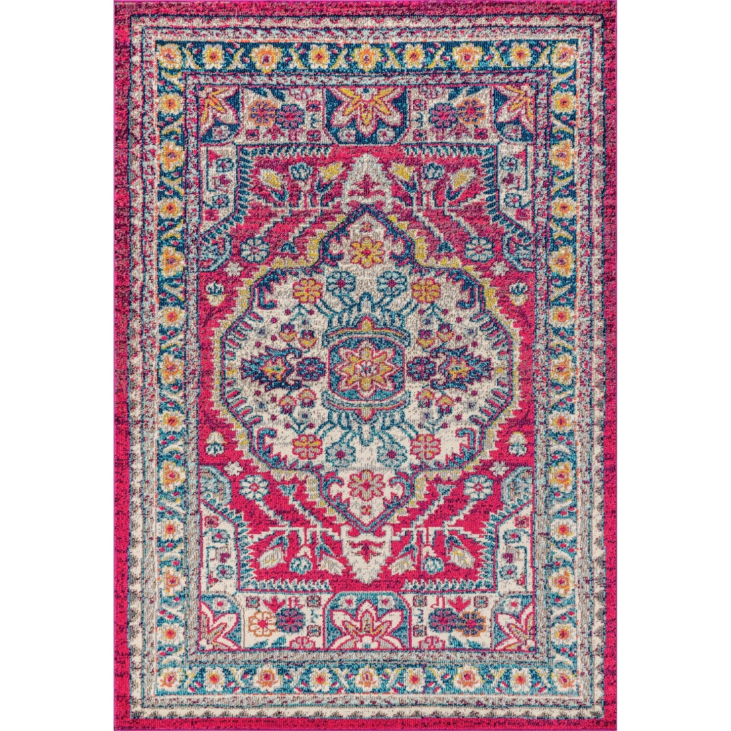 Bohemian FLAIR Boho Vintage Medallion Area Rug