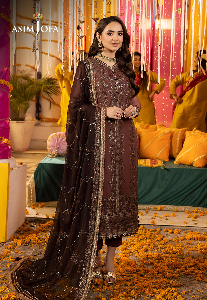 AJDAP-14 EMBROIDERED CHIFFON 3 PCS