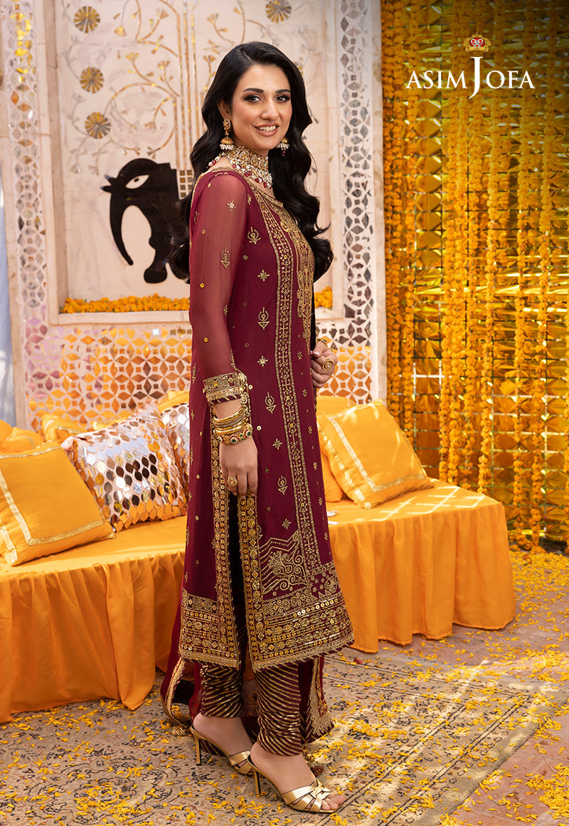 AJDAP-20 EMBROIDERED CHIFFON 3 PCS