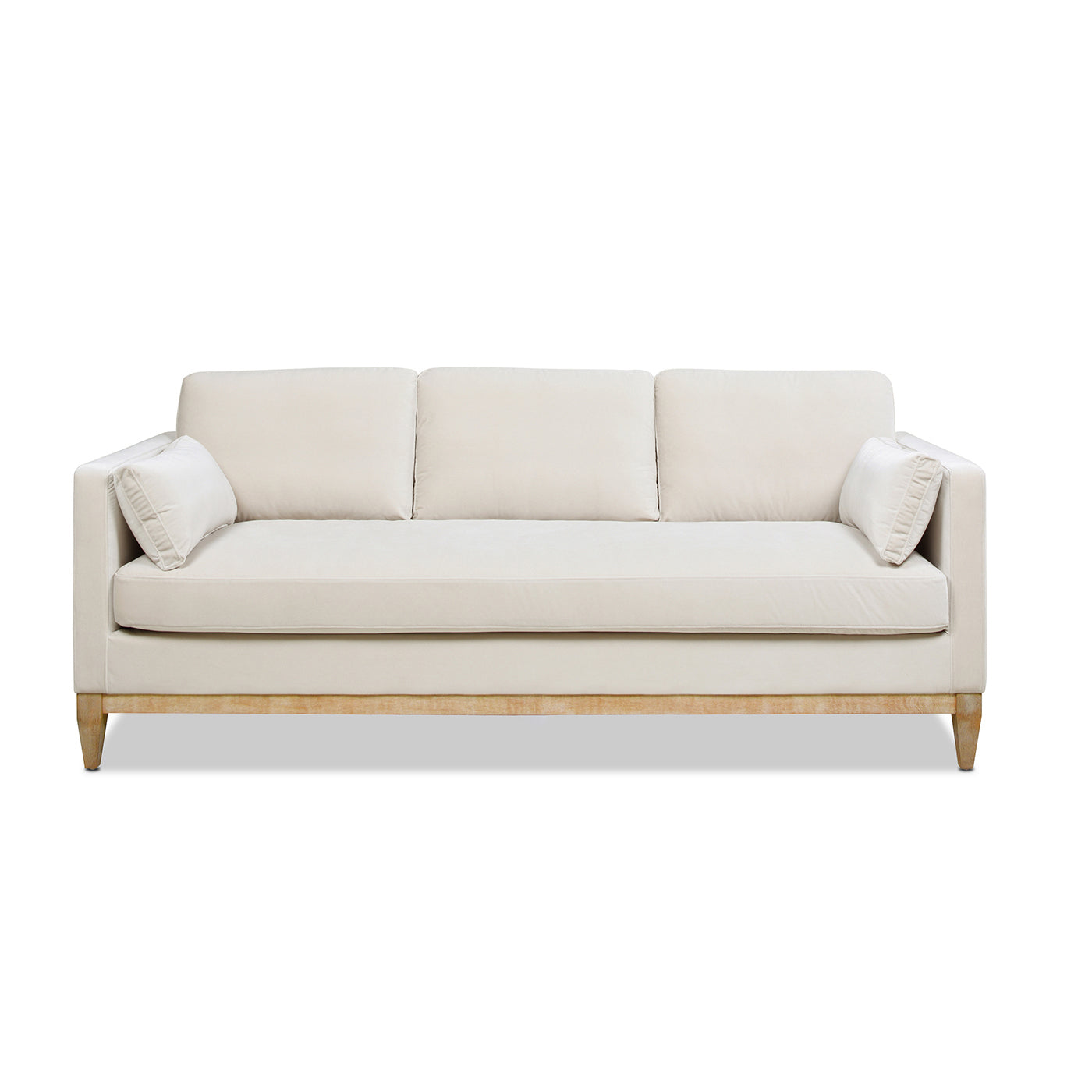 Crownedd 84" Upholstered Sofa with Square Track Arms