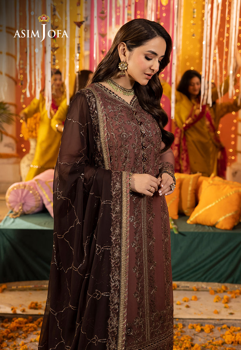 AJDAP-14 EMBROIDERED CHIFFON 3 PCS