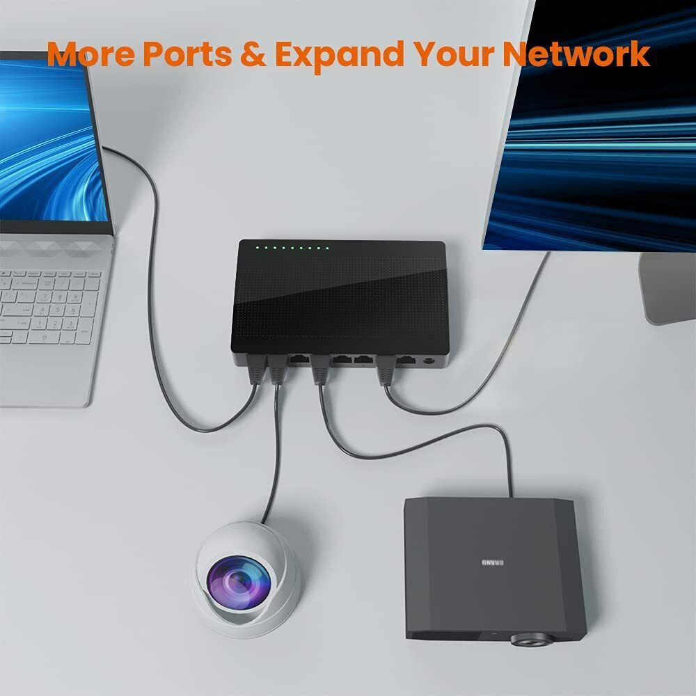 Tenda SG108 8-Port Gigabit Ethernet Desktop Switch