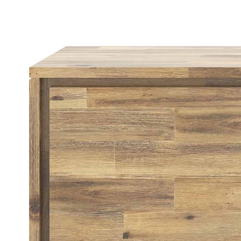 Pioneer TV Stand for TVs Up To 70 Inches with 2 Side Doors, Open Central Shelves and Metal Angled Legs