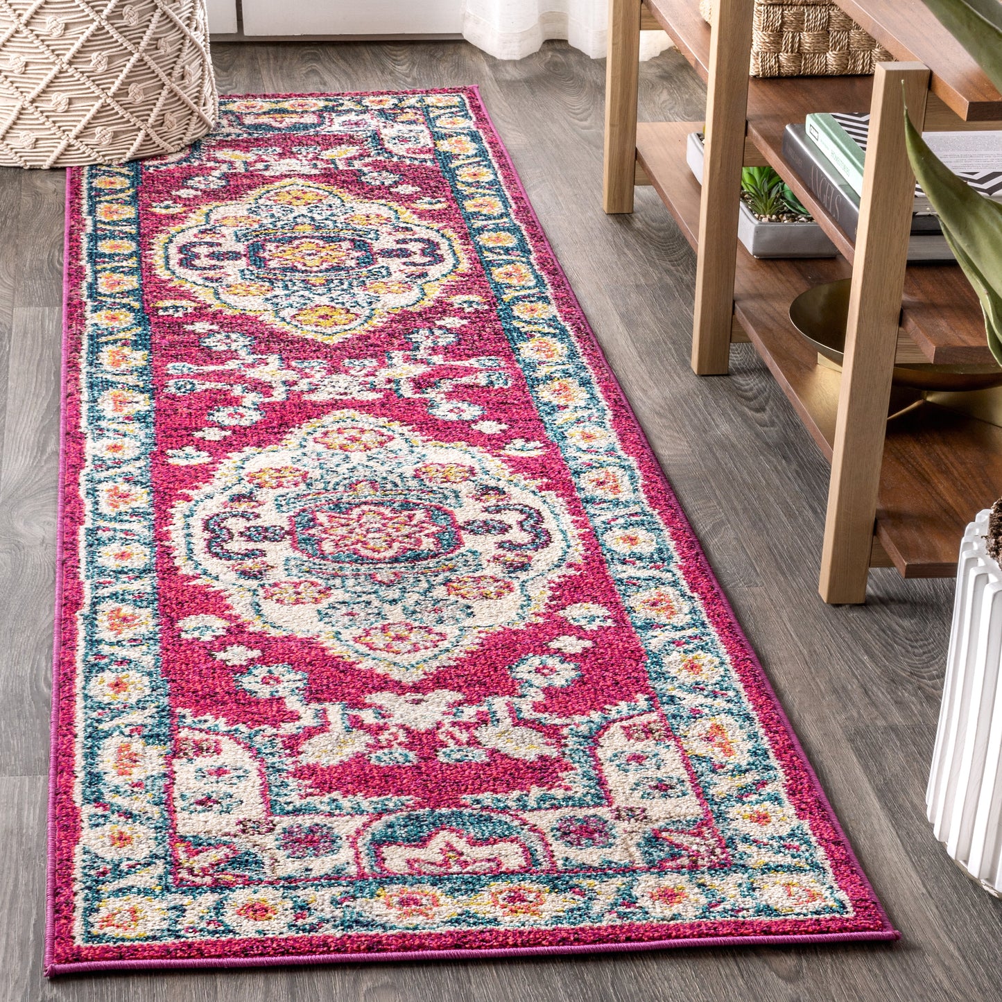 Bohemian FLAIR Boho Vintage Medallion Area Rug