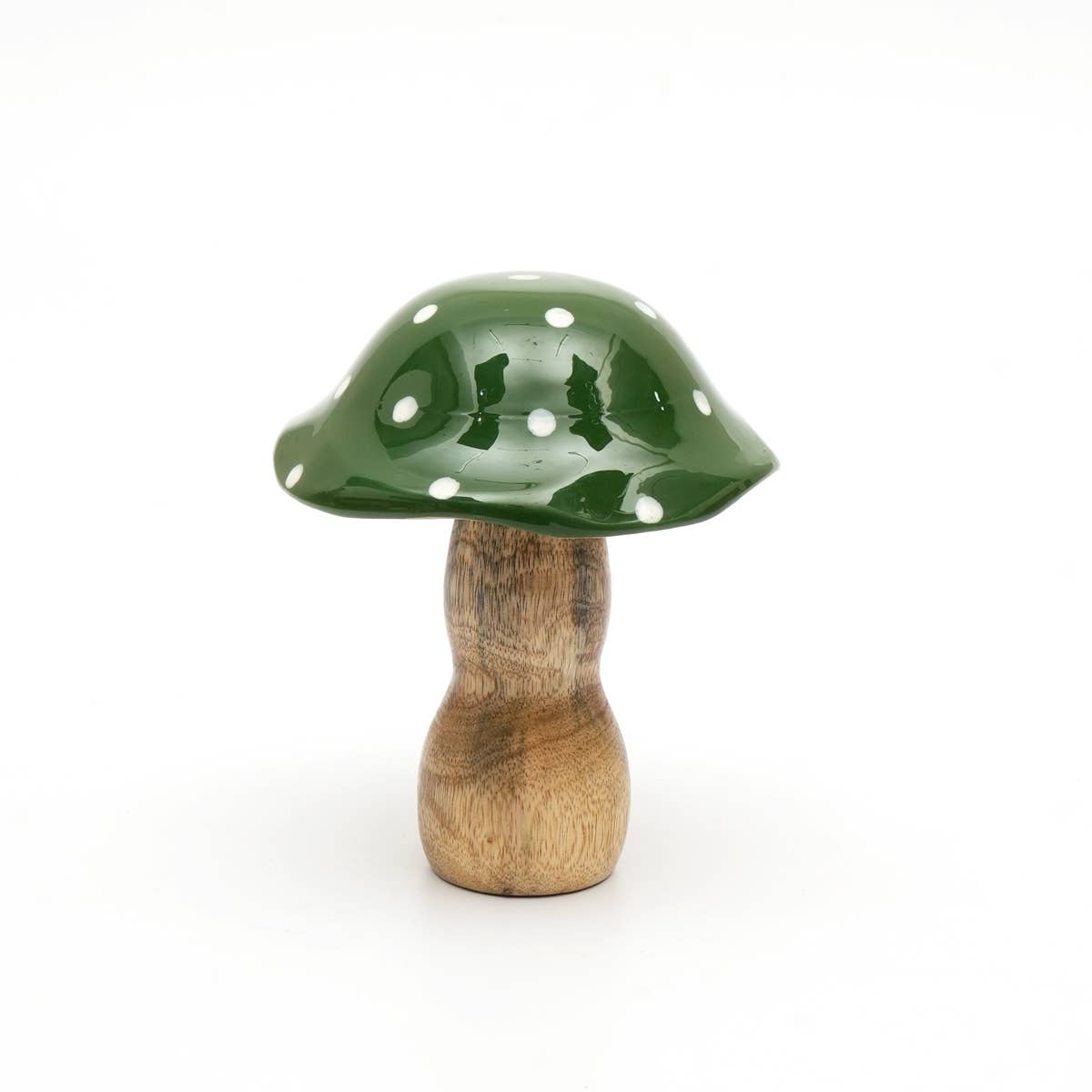 Wooden Table Top Large Mushroom , Set of 2