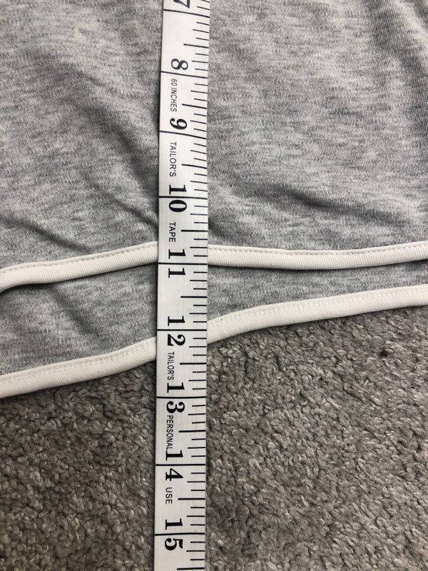 Nike Shorts Womens Large Gray Activewear Athletic Just Do It Running 100% Cotton