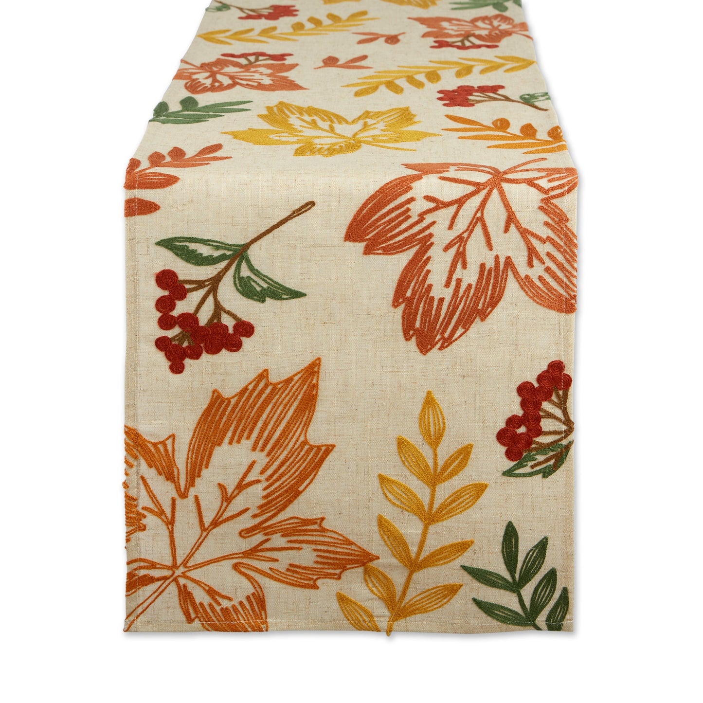 Scattered Leaves Table Runner 14X108