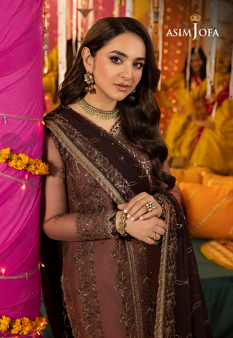 AJDAP-14 EMBROIDERED CHIFFON 3 PCS