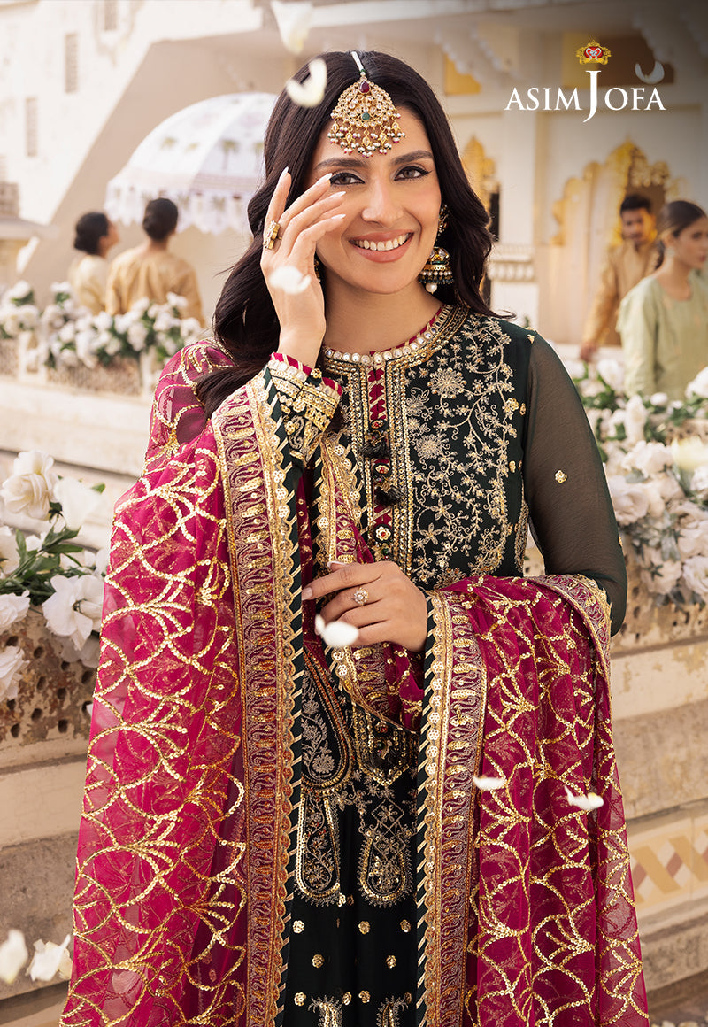 AJSHP-11 EMBROIDERED RAW SILK 3 PCS