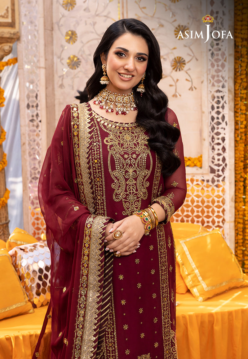 AJDAP-20 EMBROIDERED CHIFFON 3 PCS