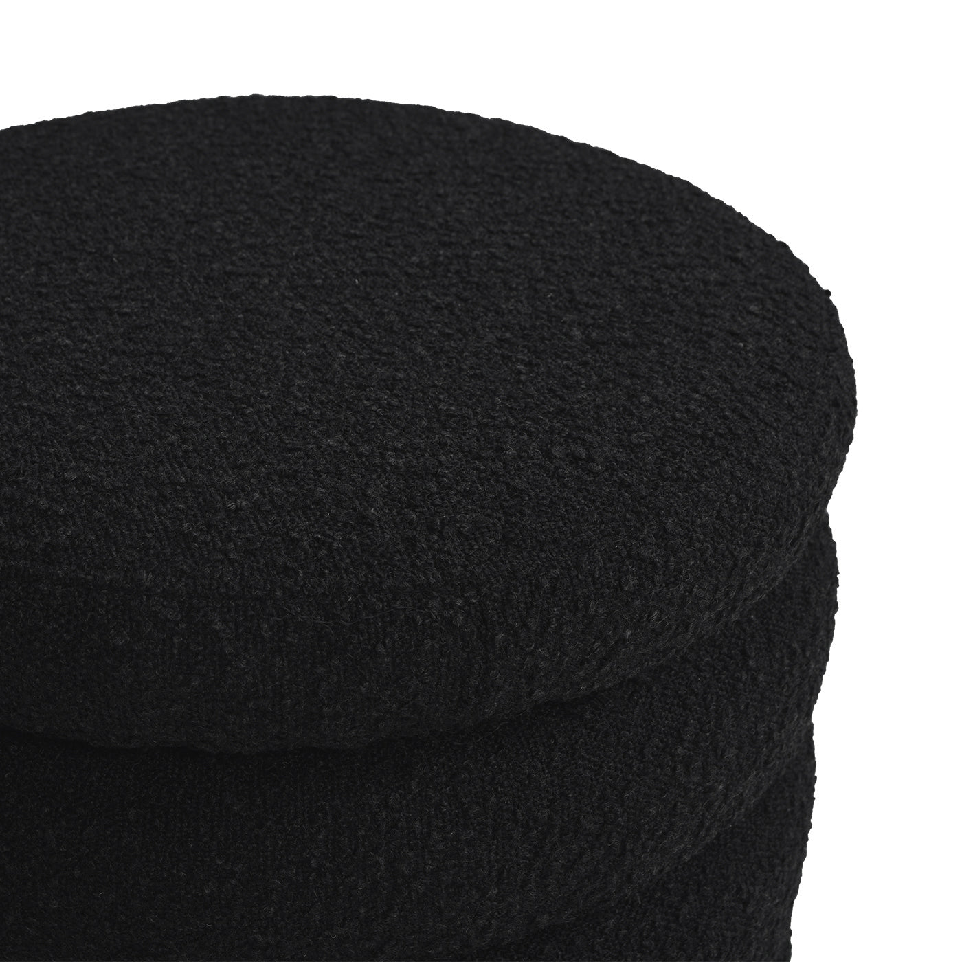 Capstone Oversized Round Ottoman with Hidden Storage Compartment